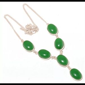 Green Onyx Gemstone Necklace